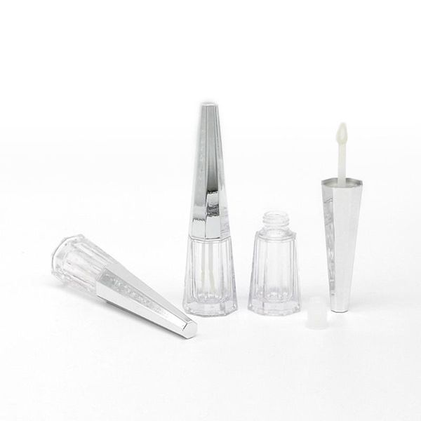 

storage bottles & jars 10pcs-50pcs 7ml lipstick tubes empty conical silver lip gloss tube liquid eye shadow glaze