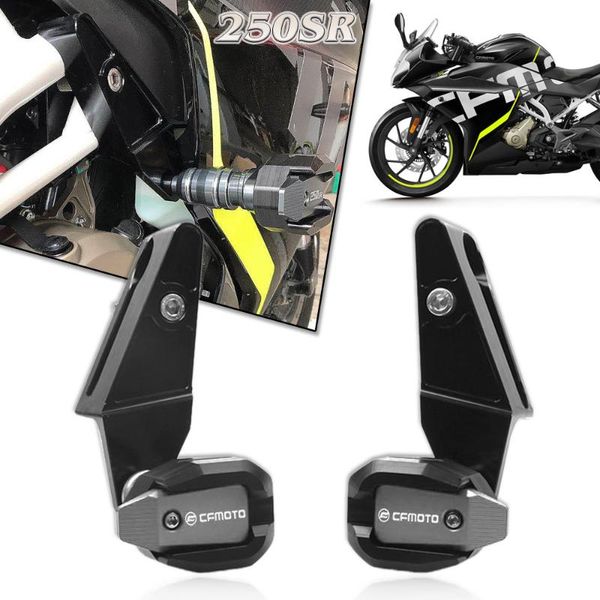 

for cfmoto cf moto 250sr 250 sr cnc frame sliders protector motorcycle accessories falling protection atv parts