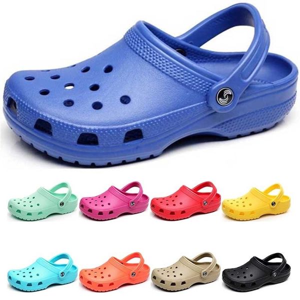 

431 hotsale fashion Sandals Slip On Casual Beach Waterproof Shoes men Classic Nursing Clogs Hospital Women Slippers Work Medical, 8 36-41