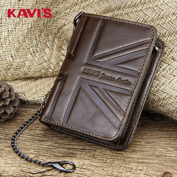 

wallets retro zipper coin purse anti-rfid short leather men's wallet, Red;black