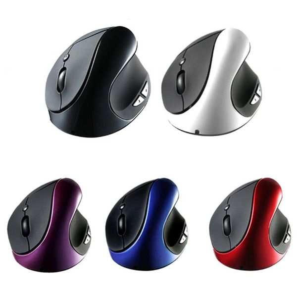 

mice wireless 2.4ghz rechargeable vertical 6 buttons 2000 dpi adjustable ergonomic optical gaming computer mouse