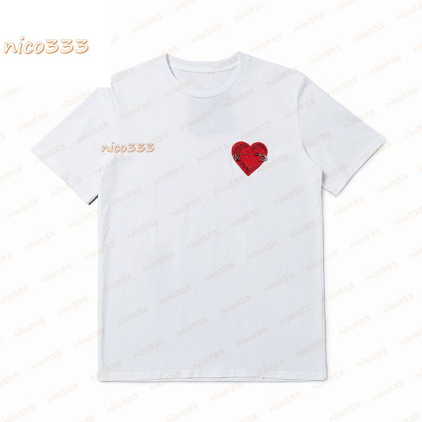 

2021 pa mens t shirt tide brand love angel big letter printed cotton short sleeve t-shirt couple loose men s clothing, White;black
