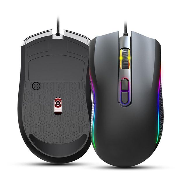 

glowing mouse gaming wired usb optical computer mice 7 programmable keys jr deals