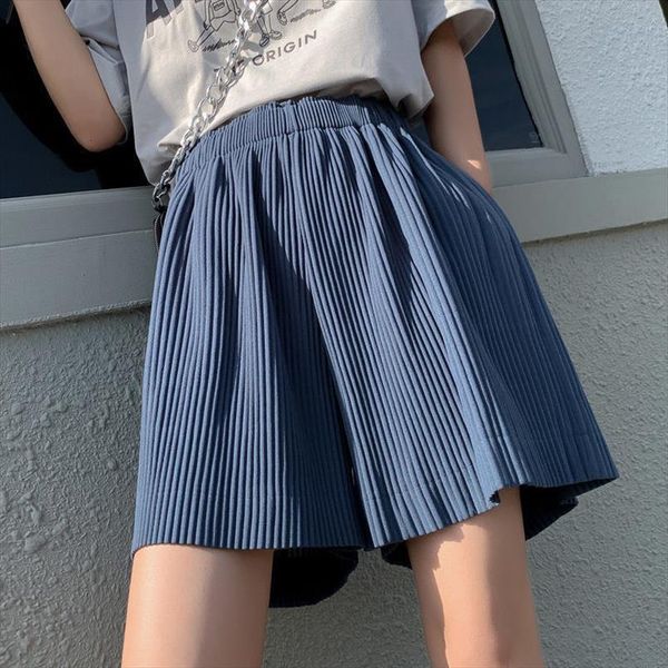 

summer solid color loose pants women shorts high waist sportswear female clothing casual fashion for, White;black