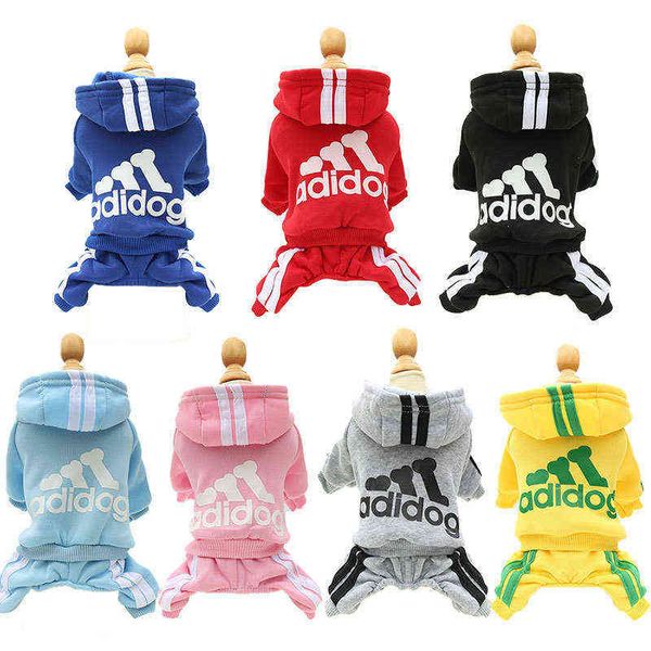 

dog four legged sweater sports cat pet cloth suppli autumn winter fleece tide brand teddy bear fight