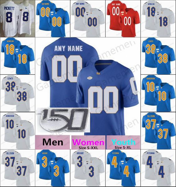 

acc pittsburgh panthers pitt college james conner darrelle revis lesean mccoy curtis martin tony dorsett ncaa football stitched jerseys, Black