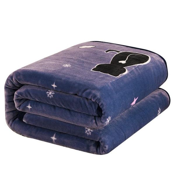 

blankets coral fleece blanket flannel gift siesta winter towel quilt cute