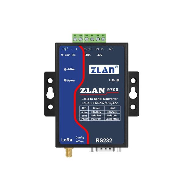 

smart home control serial rs232 rs485 to lora converter zlan9700 zlan9743 wireless transmission system