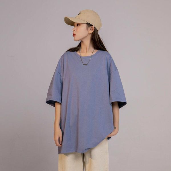 

women's t-shirt tee shirt 6 solid color basic t women casual o-neck harajuku summer korean hipster white tshirt s-3xl