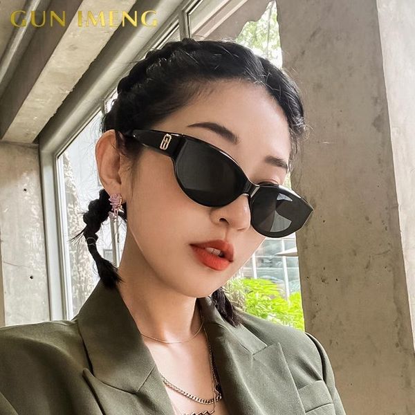 

sunglasses gcv for women 2021 luxury designer decorative sun glasses vintage men's lentes de sol mujer eyewear uv400, White;black