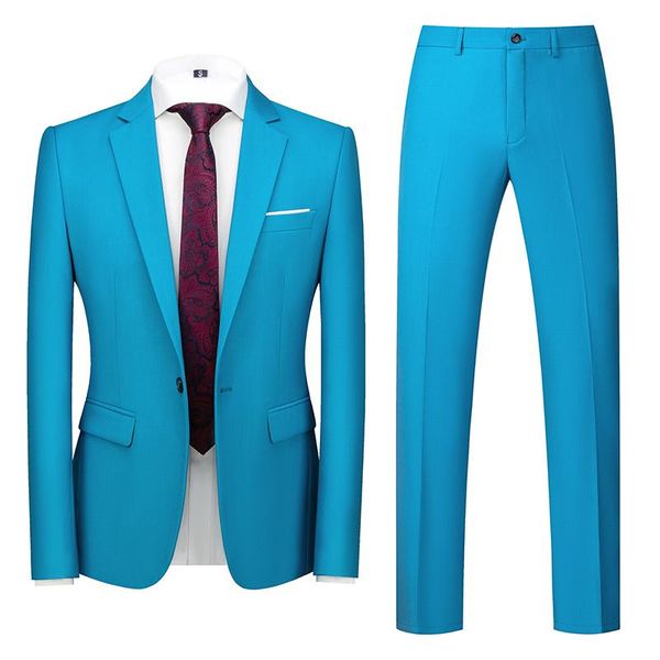 

men's suits & blazers ( jacket+ pants ) fashion boutique plaid casual business suit groom wedding dress performance tuxedo mens clothin, White;black