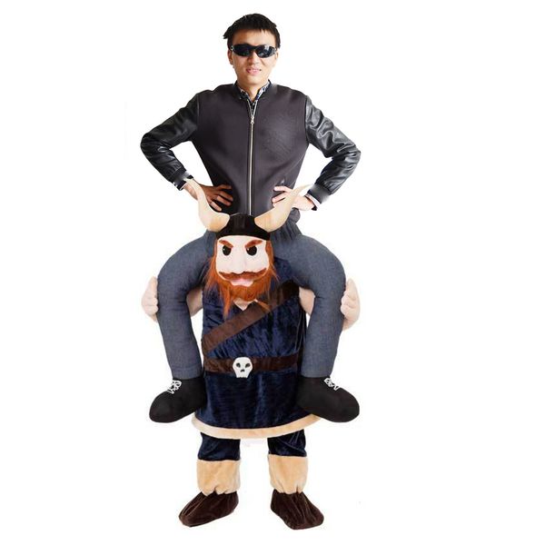 

mascot doll costume 160-190cm adults kids animals cattle carry me mascot magic pants outfit halloween costumes carnival party dress up suit, Red;yellow