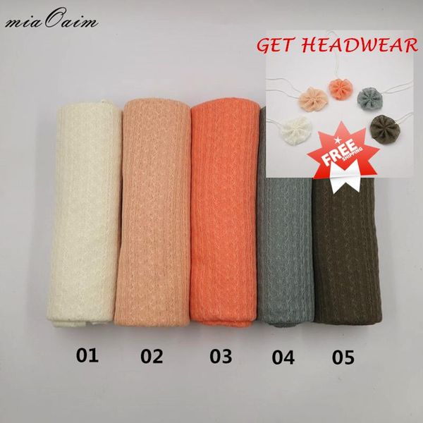 

scarves & wraps 5pcs/lot150x50cm wrap born pography accessories studio baby props po blanket cocoon infant scarf, Red;brown