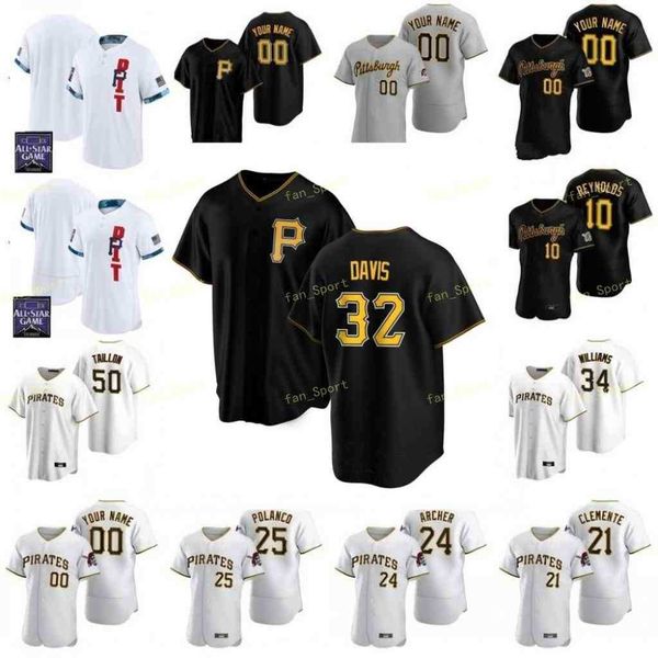 

men women youth 32 henry davis 2021 all-star baseball jerseys 31 tyler anderson 51 david bednar 34 jt brubaker 35 trevor cahill 30 kyle cric, Blue;black