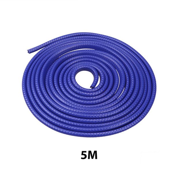 Blu 5M/10M protezione universale per portiera dell'auto protezioni laterali rivestimento styling modanatura protezione antigraffio striscia adesivi per porte di automobili