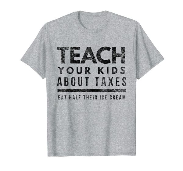 

funny libertarian taxation is theft conservative tax om t-shirt, White;black