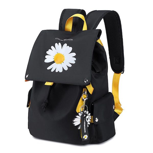 

school bags printed flower backpack women big capacity for teenage girls student schoolbag waterproof bagpack travel bag