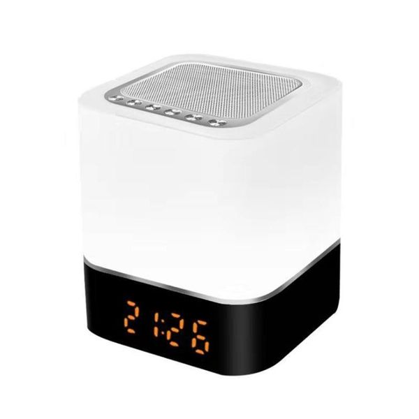 

portable speakers led contact night light, bluetooth speaker lamp, wireless bedside usb rechargeable table lamp