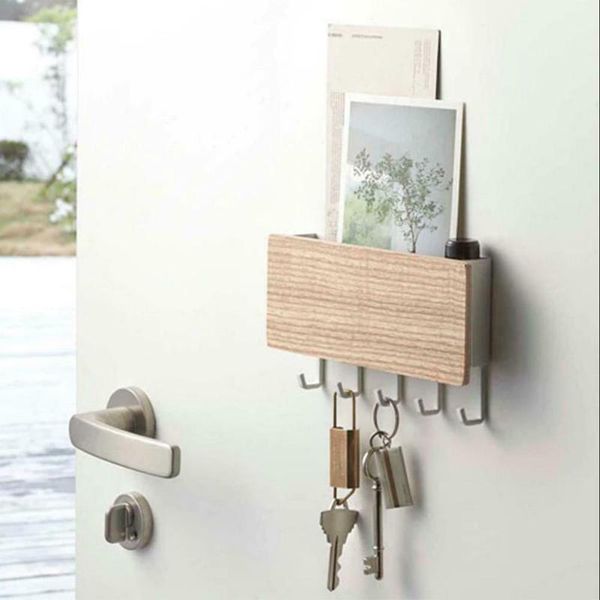 

1pcs,key holder for wall,wall hanger hook,fashion,wall shelf,wooden,storage,key holder,hooks,wall mounted rack,home decor hooks & rails