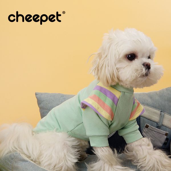 

dog cloth cat fleece stitching small flying sleeve sweater pet teddy