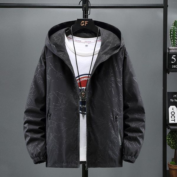 

men's jackets fashion hooded bomber windbreaker jacket men spring autumn streetwear windproof coat 2021 big size casual baseball outerw, Black;brown