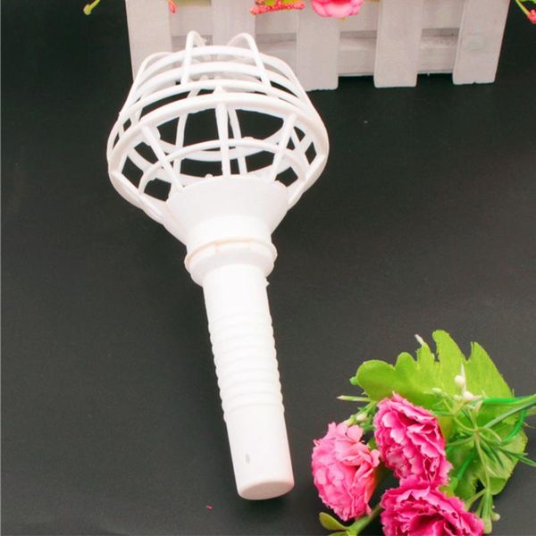 

decorative flowers & wreaths flower handle decoration bridal bouquet holder wedding florist exquisite handheld home festival plastic supplie