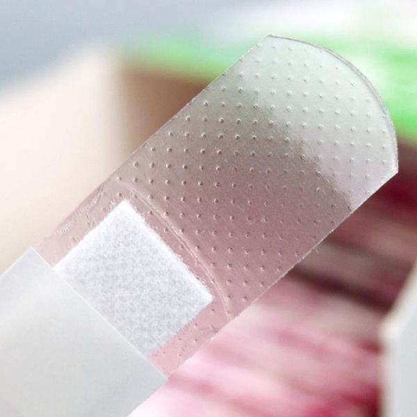 

outdoor gadgets 160pcs/lot transparent waterproof breathable adhesive bandage first emergency kit