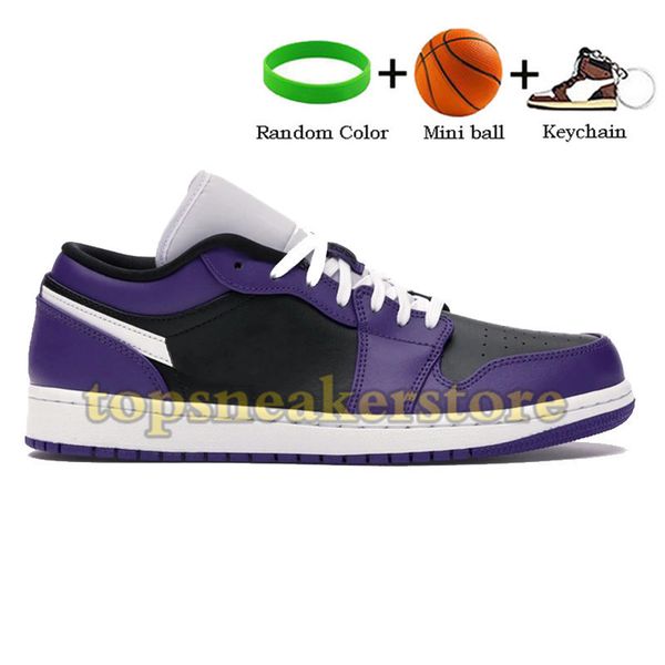 

mens low 1 basketball shoes 1s light smoke grey court purple white black chicago unc shadow game hyper roral toe running sneakers trainersqt