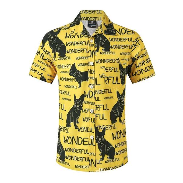 

men's casual shirts shirtbeach four side elastic printing short sleeve shirt men's quick drying casual loose st909 5cuf, White;black