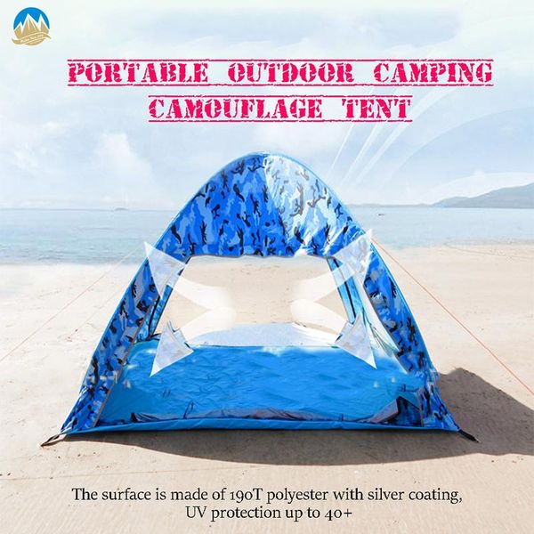 

people fast 60 seconds easy set up instant family tent camping waterproof tents outdoor ultralight and shelters
