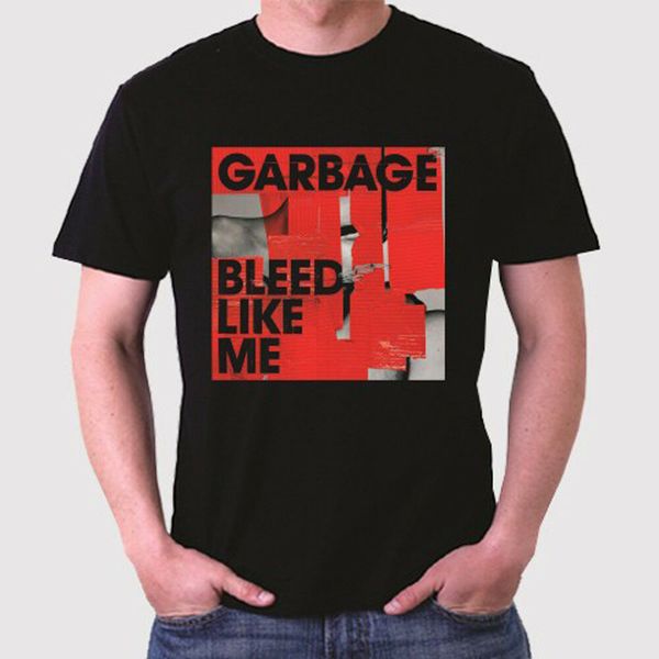 

Garbage Bleed Like Me Men's Black T-Shirt Size S to 3XL, White;black