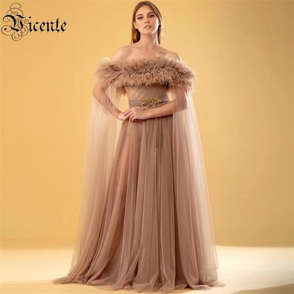 

elegant mesh dress women strapless feathers lace patchwork vestidos celebrity christmas party 210520, Black;gray