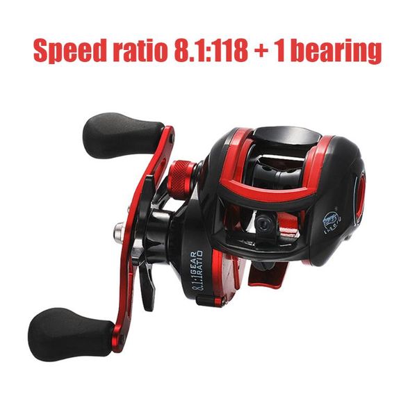 

metal baitcasting fishing reel 8kg bearing 18+1bb 8.1:1 high speed bait casting wheel for freshwater reels