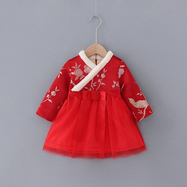 

girl's dresses baby girl clothes 2021 toddler year dress kids for girls lovely mesh patchwork ball gown christmas, Red;yellow