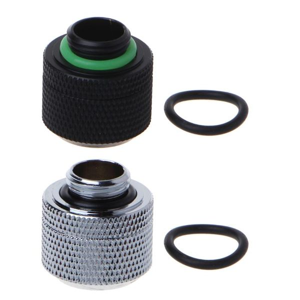 

fans & coolings 14mm g1/4 thread acrylic hard tube fitting hand twist 3 laps 10x14mm connector
