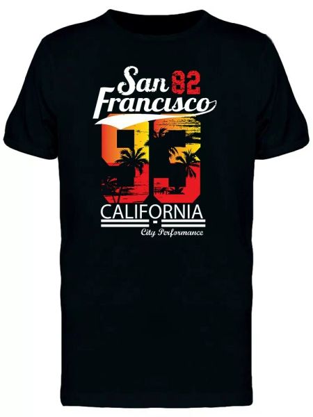

san francisco vintage 82 men's tee -image by shutterstock, White;black
