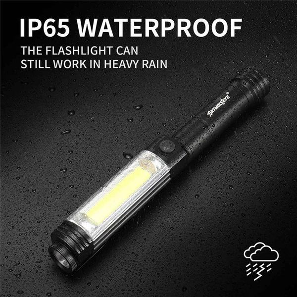 

skywolfeye multifunction 1000 lumen cob led slim work light lamp rechargeable wholesale #3j22 flashlights torches