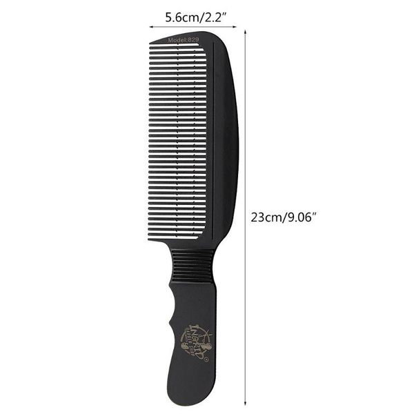 

anti-static hair cutting comb hairdressing detangle straight hairbrush brushes, Silver