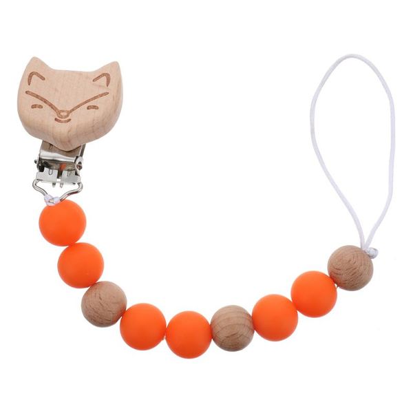 

pacifiers# 1pc pacifier clip silicone bead chain baby teething holder