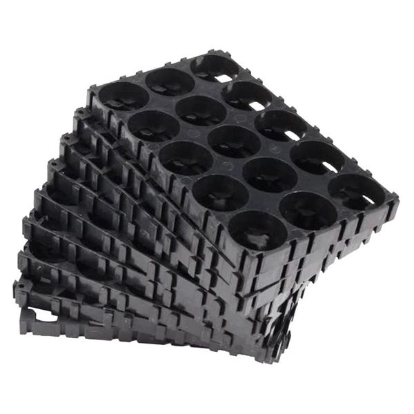

pieces of 18650 lithium battery holder plastic 3x5 for diy storage hooks & rails