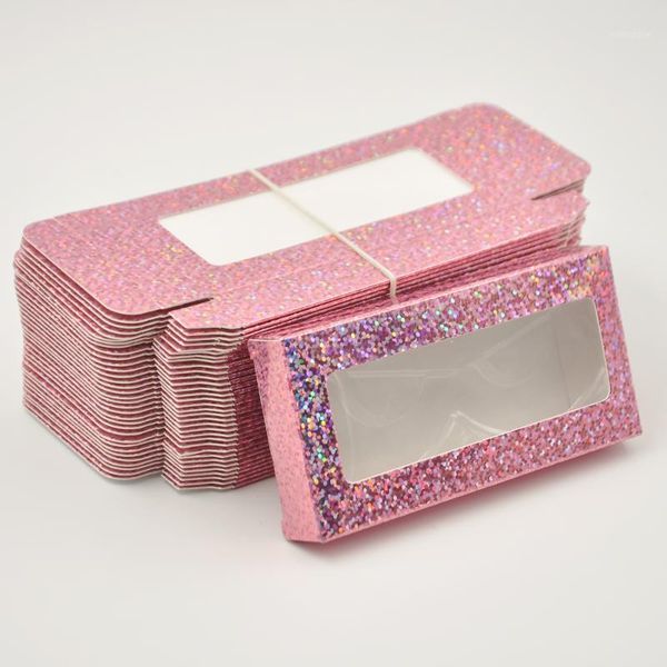 

wholesale paper eyelash packaging box lash boxes custom own logo for 10mm-25mm mink eyelashes case bulk false1