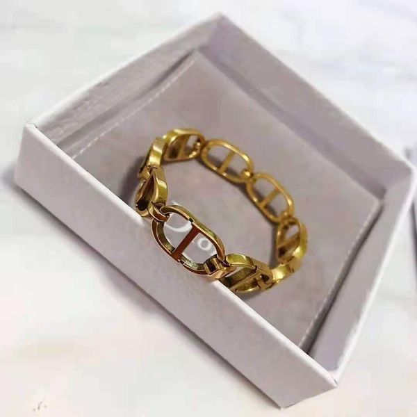 

2021 cd bracelet network red star the same fashion temperament, Golden;silver