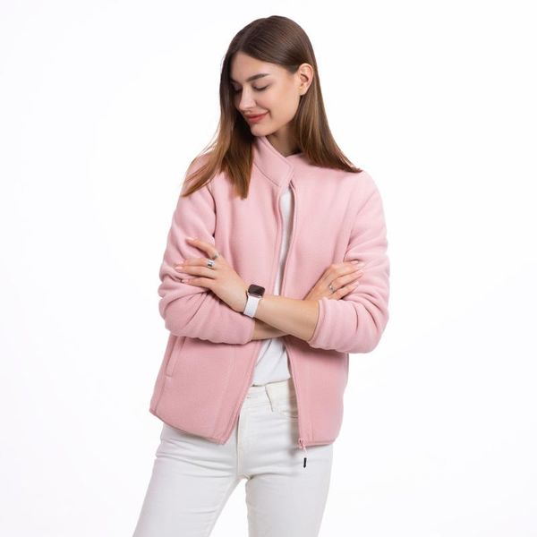 

women's jackets coat solid color hoodies autumn winter imitation lamb wool korean loose plus velvet thick zipper sweatshirt, Black;brown