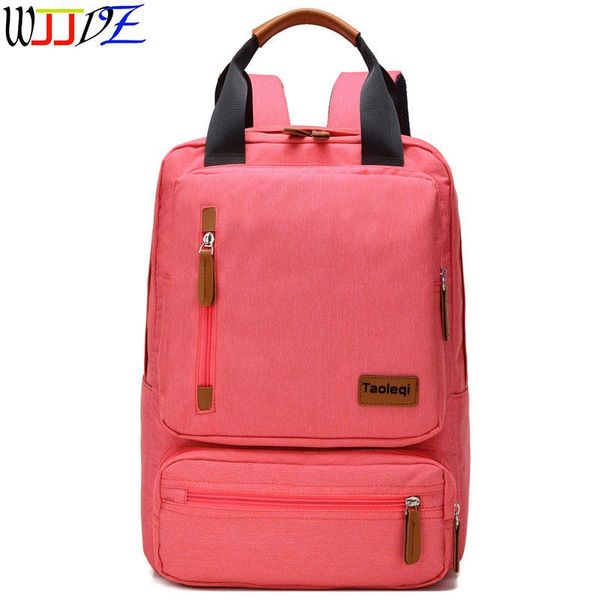 

15.6 inch women backpack handbag large capacity rucksack for college student school bags outdoor travel wjjdz