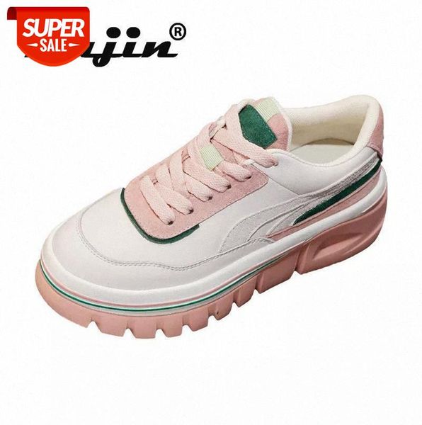 

fujin new 2021 women platform shoes sneakers vulcanized #9b2i