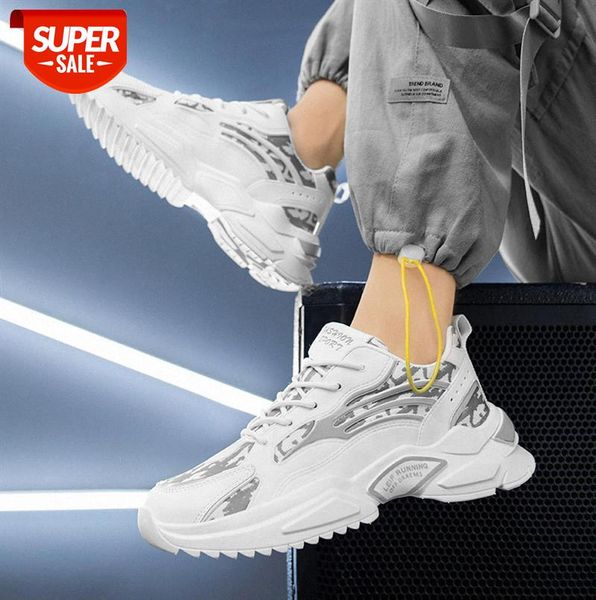 

daddy shoes men's breathable thick-soled casual sports lace-up personality #o15t
