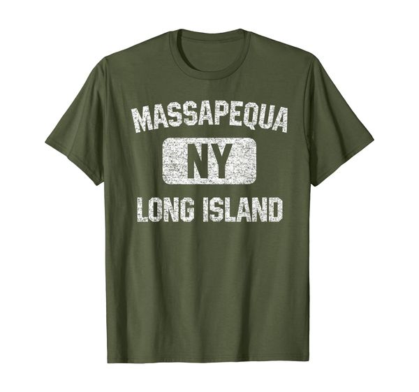 

Massapequa NY T Shirt - Gym Style Distressed Print, Mainly pictures