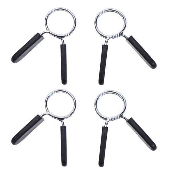 

accessories 4pcs 25mm/28mm dumbbell barbell clamps spring clip collars for powerlifting cross fit weightlifting gym