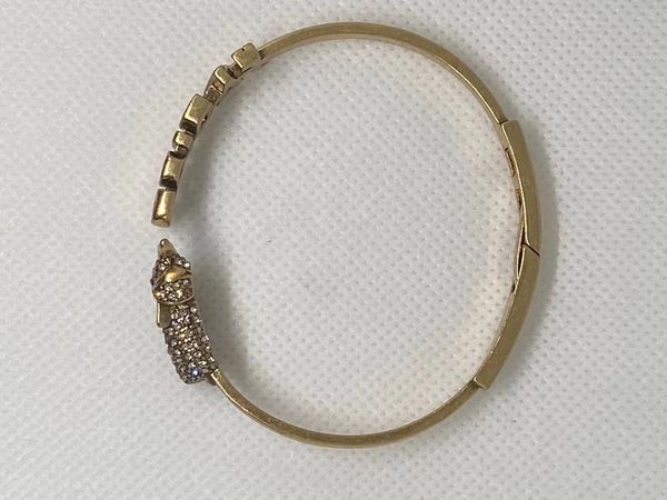 

2021 new letter elephant open bracelet female dijia internet celebrity temperament female bracelet bracelet, Golden;silver