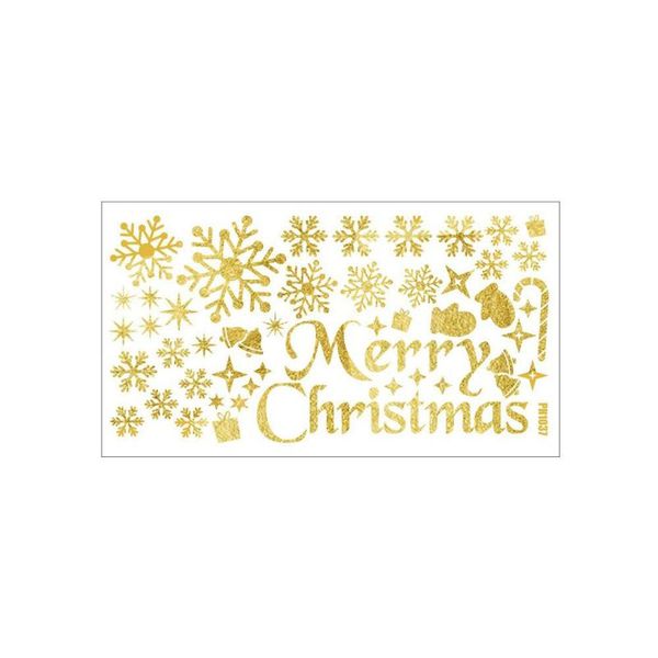 

merry christmas wall stickers removable decor for home decals window sticker ornaments party decoration